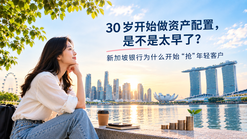 30岁开始做资产配置，是不是太早了？新加坡银行为什么开始“抢”年轻客户？