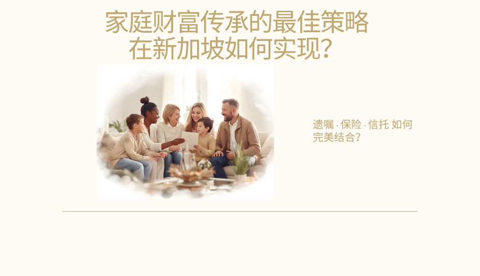 新加坡Legacy Planning怎么做？遗嘱、保险、信托如何配合？
